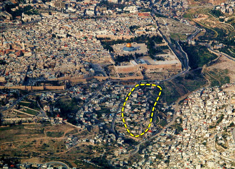 Locations in David's Jerusalem